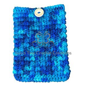Kindle Paperwhite Cover Sleeve Screen Protector - Multicolored Blue - Handmade